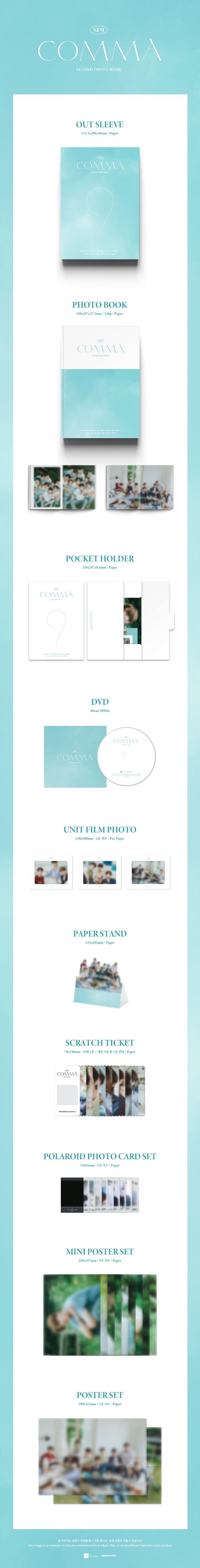 SF9 - 2ND PHOTO BOOK [COMMA]