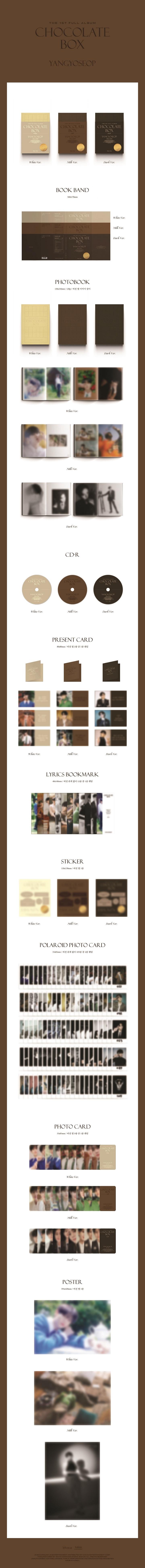 YANGYOSEOP -Vol. 1 [Chocolate Box] Random