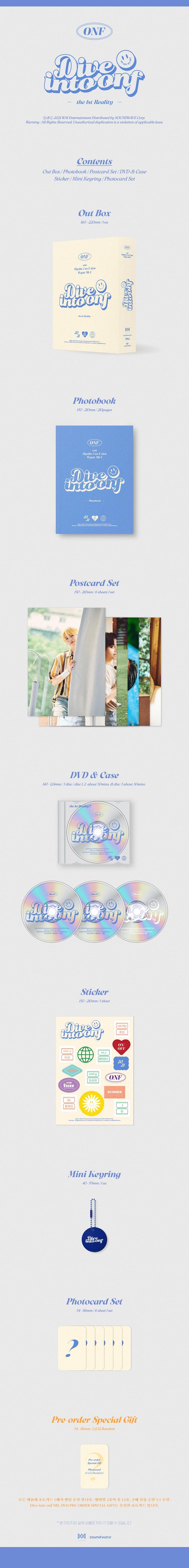 ONF-The 1st Reality [Dive into ONF] DVD