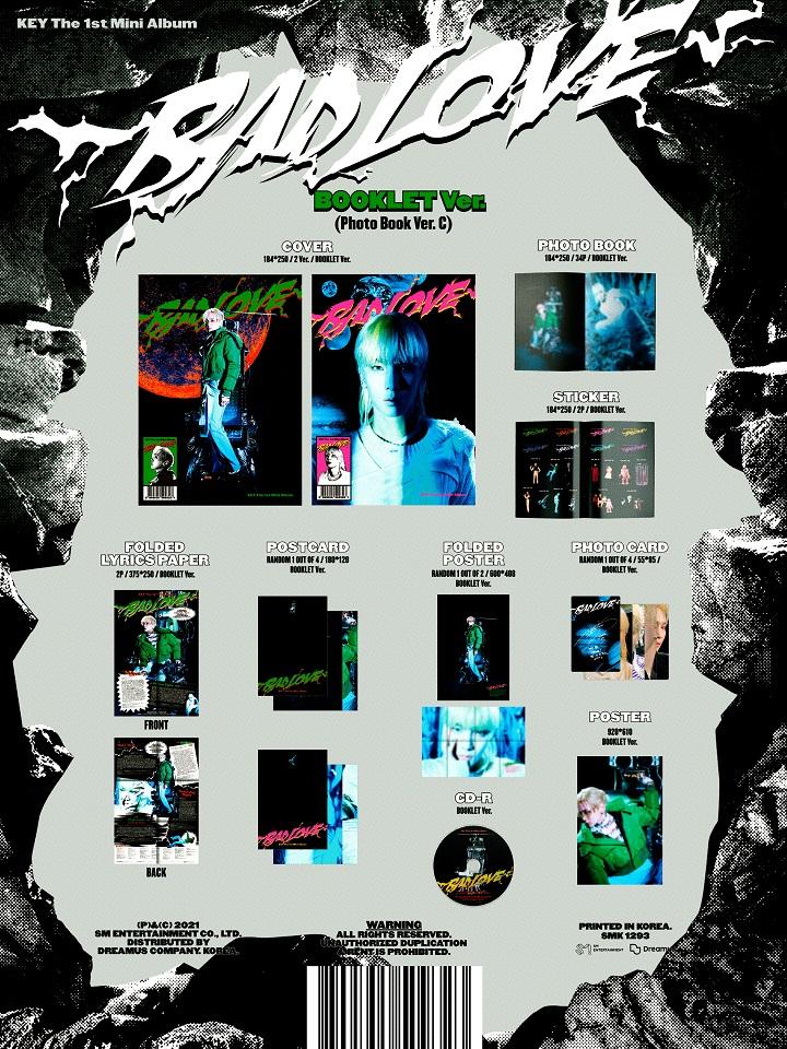 KEY - 1st Mini [Bad Love] PhotoBook C Ver. (BOOKLET ver)