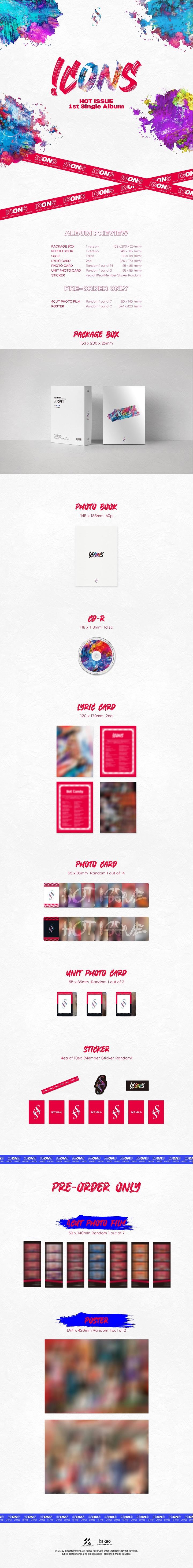 Hot Issue -1st Single ICONS
