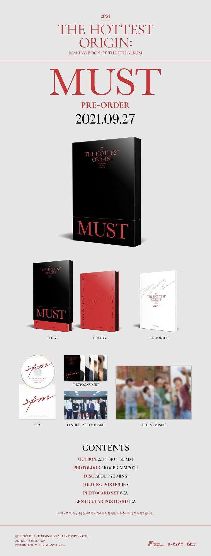2PM - 2pm The Hottest Origin: Must Making Book