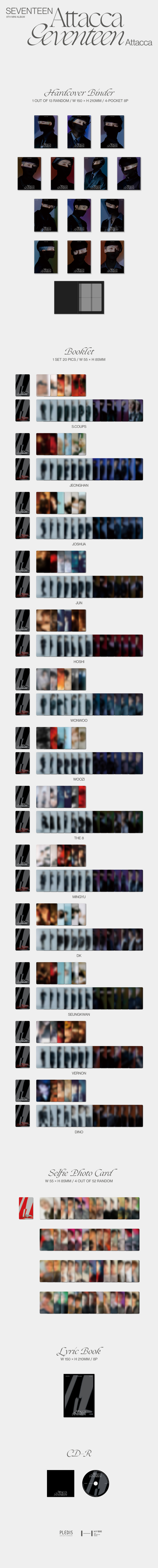SEVENTEEN - 9th Mini Album [Attacca] CARAT Ver (Random ver.)
