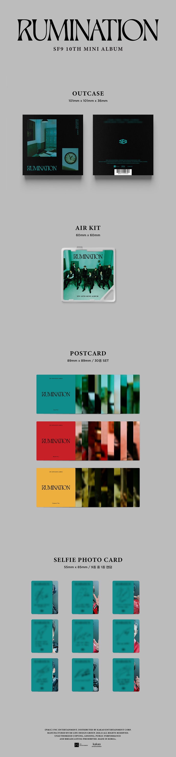 SF9 - 10th Mini [RUMINATION] (KIT)