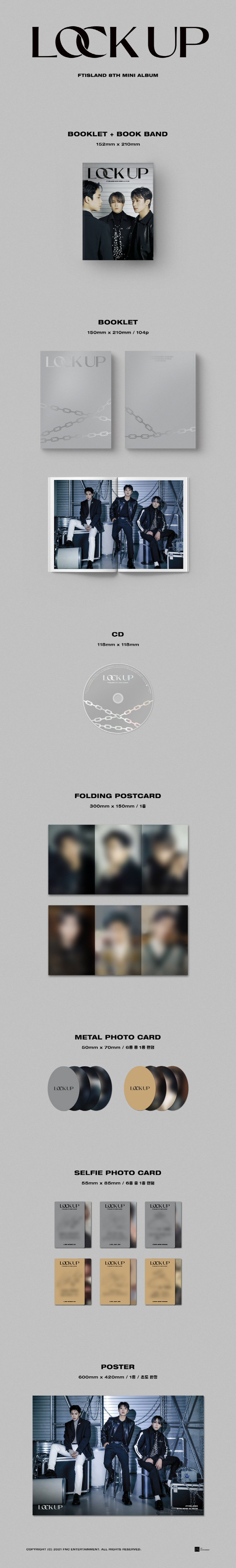 FTISLAND - 8TH MINI [LOCK UP]