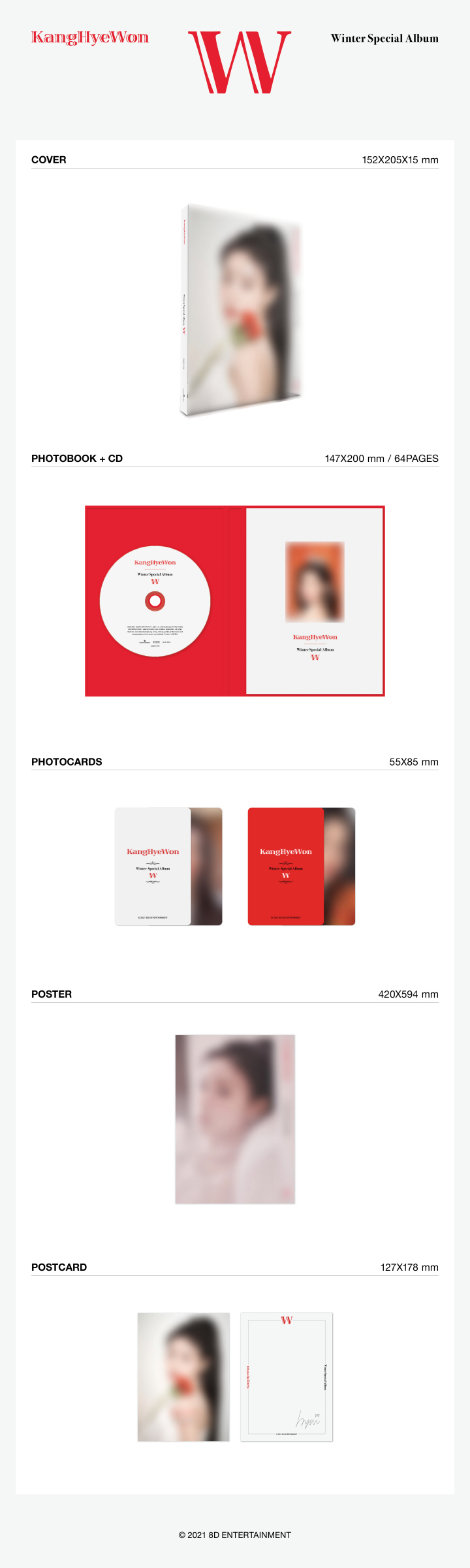 Kang hyewon - Winter Special Album [W]