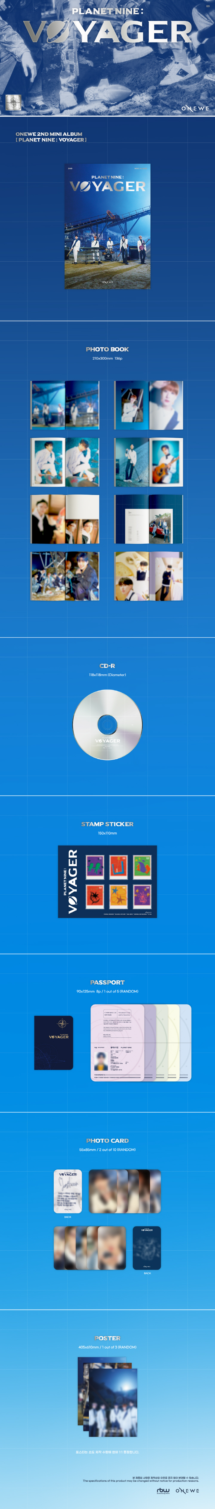 ONEWE - 2nd Mini [Planet Nine : VOYAGER]