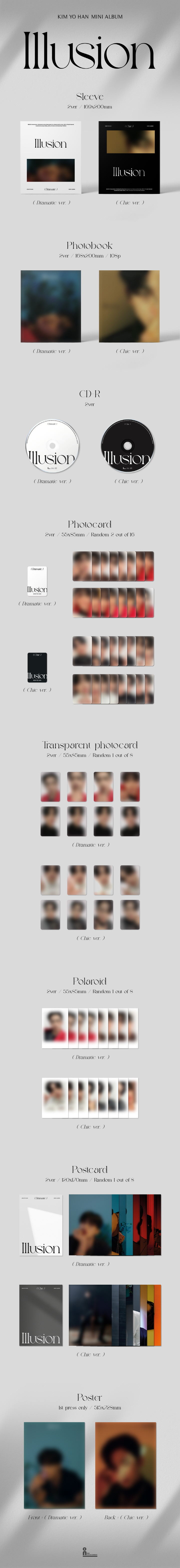 Kim YoHan - 1st Mini [Illusion] Random Ver.