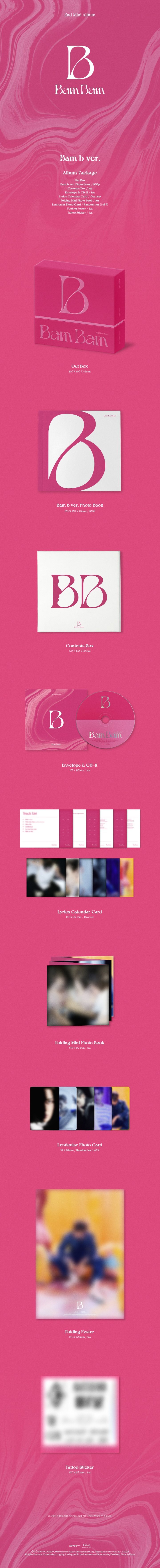BamBam - 2ND MINI ALBUM : B (Bam b ver.)