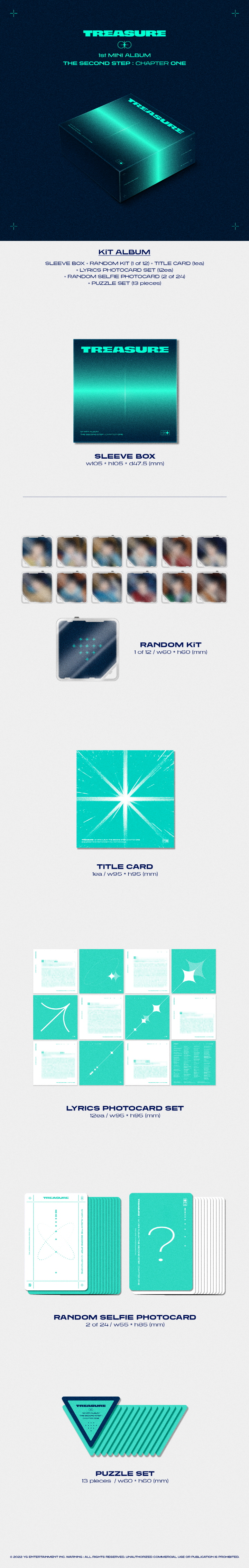 TREASURE - 1st MINI [THE SECOND STEP : CHAPTER ONE] [KiT]