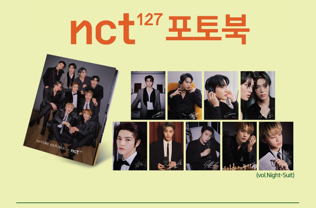 NCT127 - [Vol. Night - Suit] Photobook BY NATURE REPUBLIC