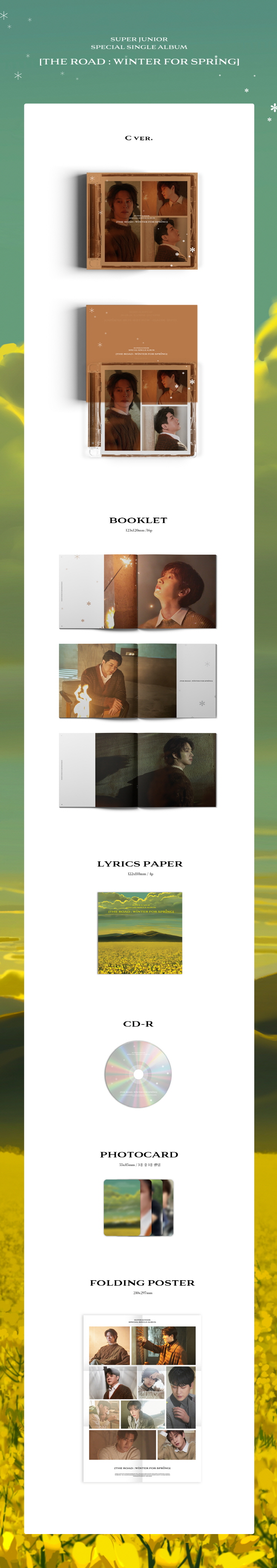 SUPER JUNIOR - 'The Road : Winter for Spring' Limited Edition (C Ver.)