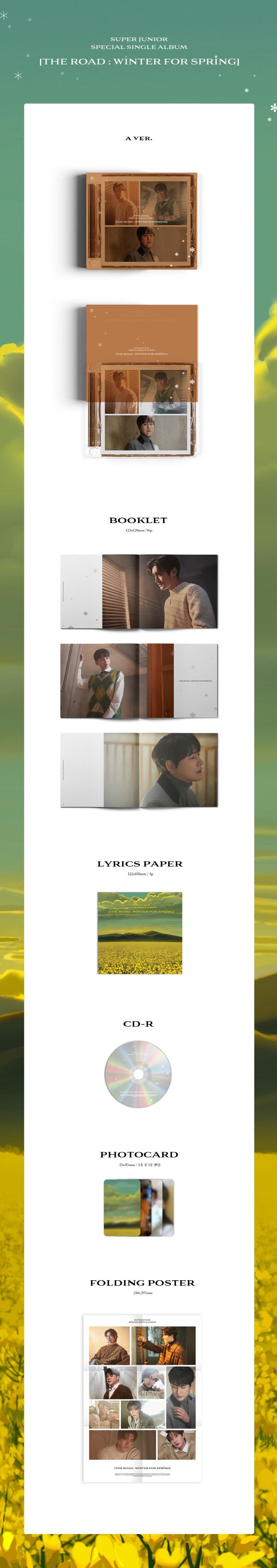 SUPER JUNIOR - 'The Road : Winter for Spring' Limited Edition (A ver)