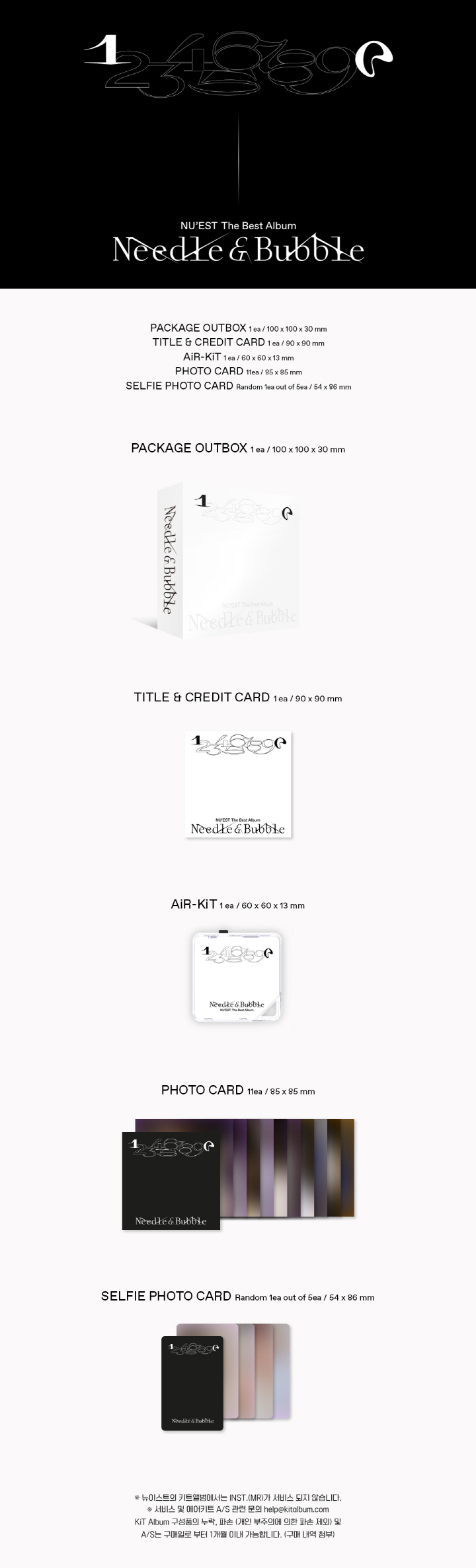 NU'EST - The Best 'Needle & Bubble’ LIMITED EDITION [KIT]