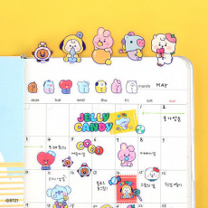 BT21 - CLEAR STICKER [JELLY CANDY]