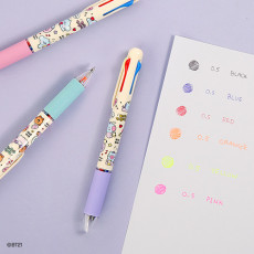 BT21 - 4 COLOR BALL PEN [LITTLE BUDDY]