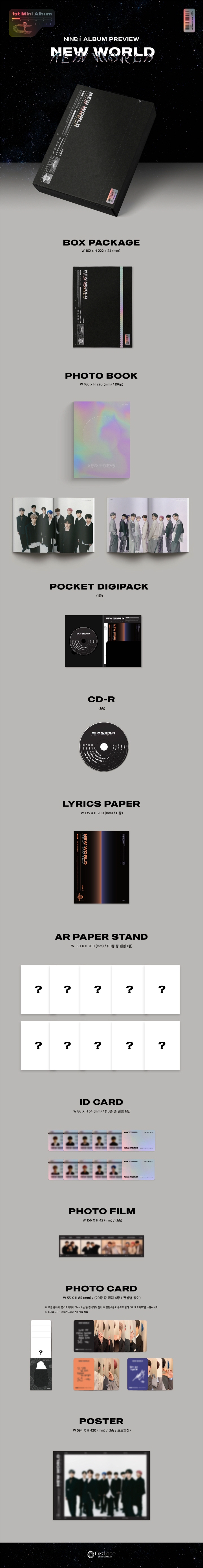 NINE.i - The 1st Mini Album [NEW WORLD]