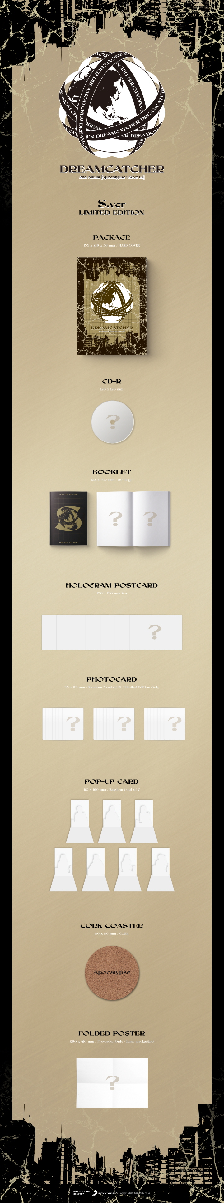 DREAMCATCHER - Vol.2 [Apocalypse : Save us] (S ver) (Limited Edition)