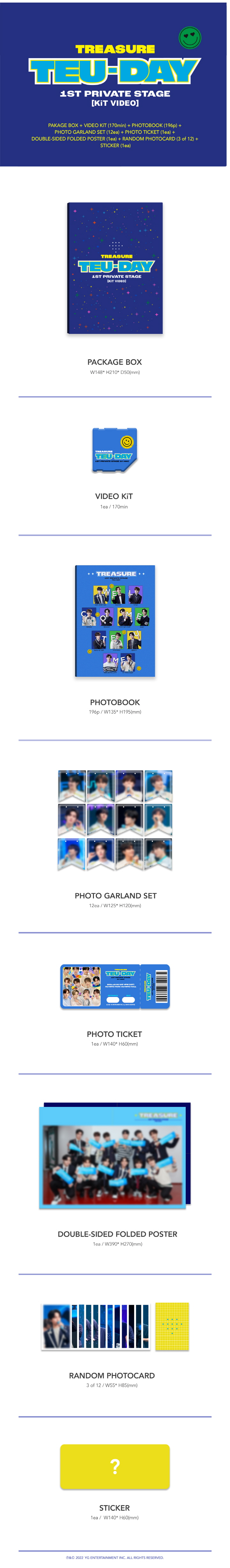 TREASURE - 1ST PRIVATE STAGE [TEU-DAY] KiT VIDEO