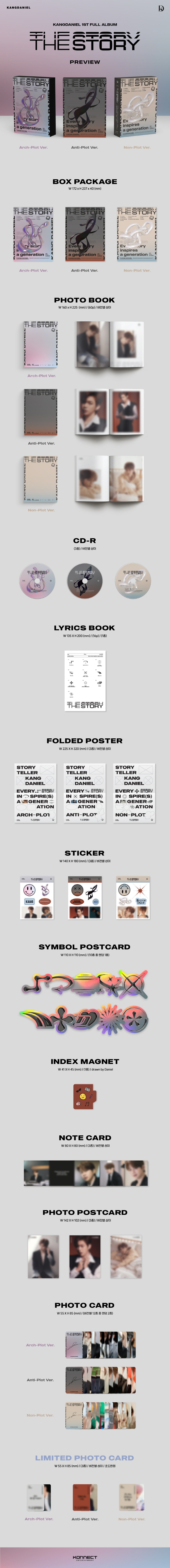 KANG DANIEL - 1st Full [The Story] Random Ver.