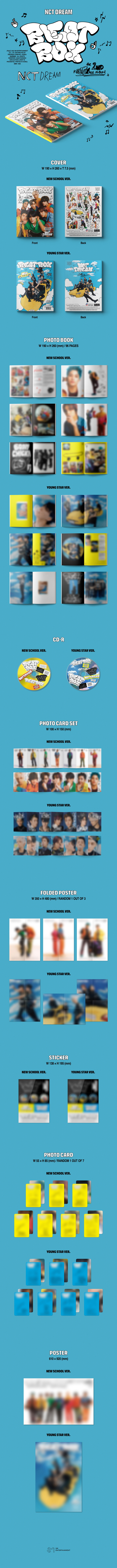 NCT DREAM - Vol.2 Repackage [Beatbox] Photobook Ver (cover random)