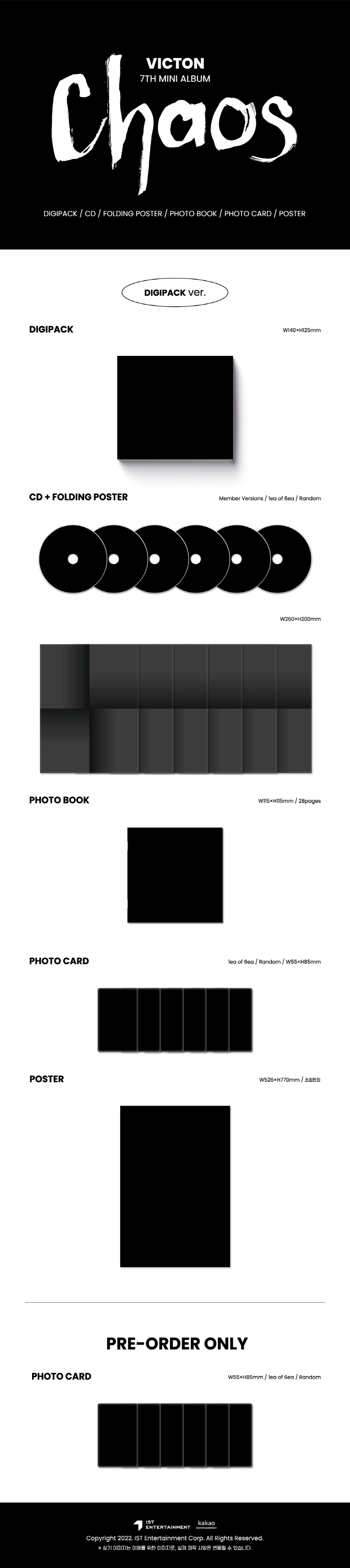 VICTON - 7TH MINI [Chaos] DIGIPACK Ver