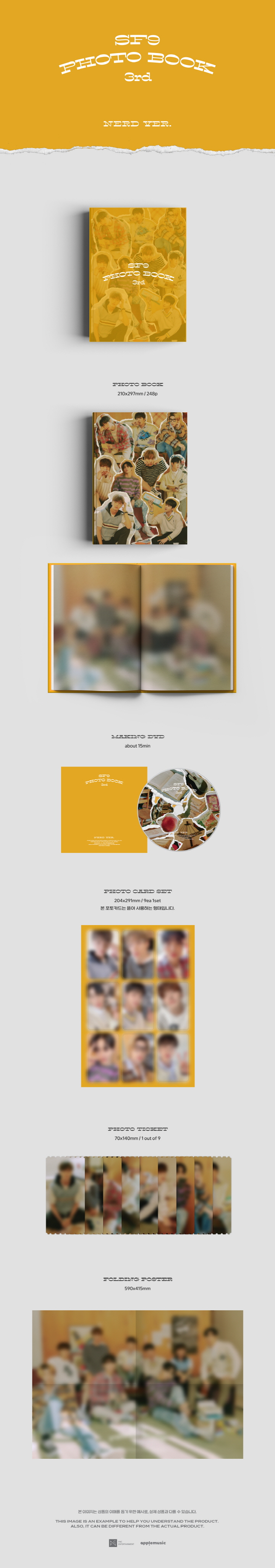 SF9- 3rd Photo Book [ Nerd Ver.]