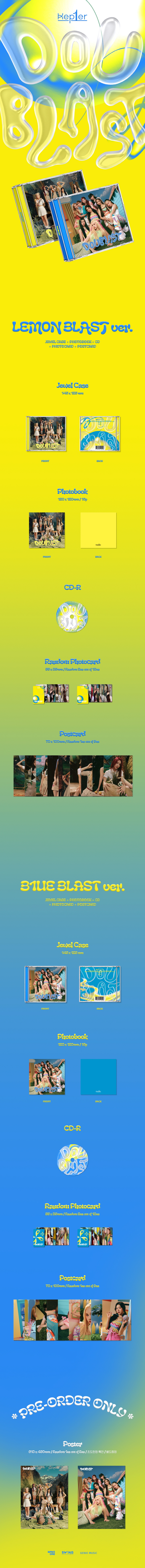 Kep1er - 2nd Mini Album [DOUBLAST] Jewel Random Ver.