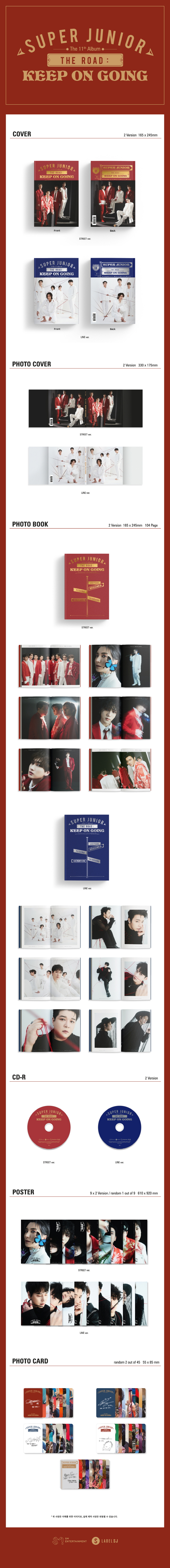 SUPERJUNIOR - [The Road : Keep on Going] Random Ver.