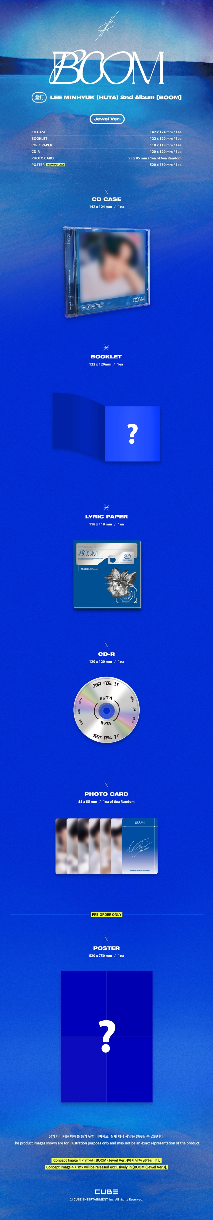 Lee minhyuk (HUTA)- Boom Jewel ver.