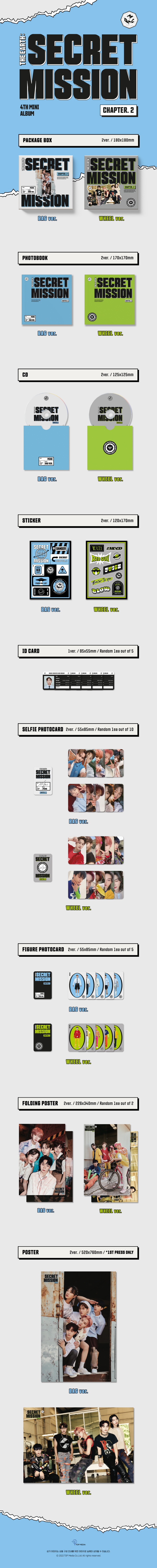 MCND - 4th MINI ALBUM [ THE EARTH : SECRET MISSION Chapter.2] CD