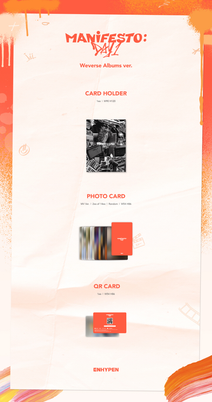 ENHYPEN - 3nd Mini Album [MANIFESTO : DAY 1] (Weverse Albums ver.)