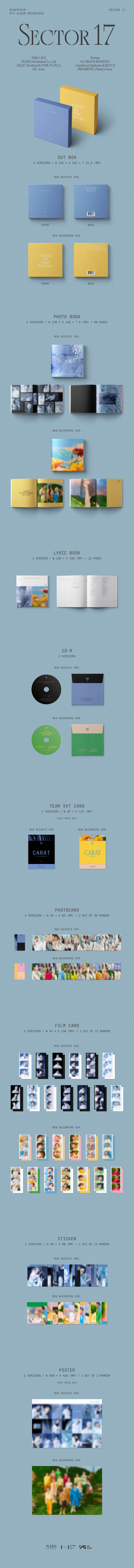 SEVENTEEN - 4th Album Repackage [SECTOR 17] Repackage RANDOM VER.