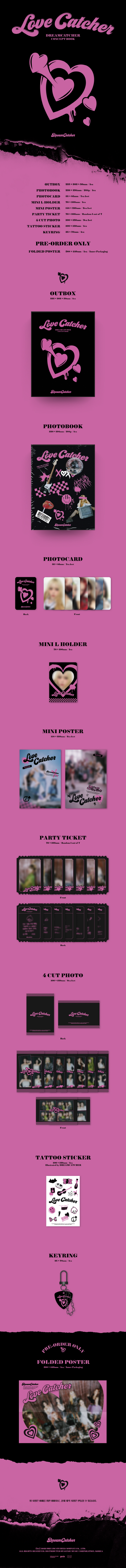 Dream Catcher - Concept book Love catcher ver.