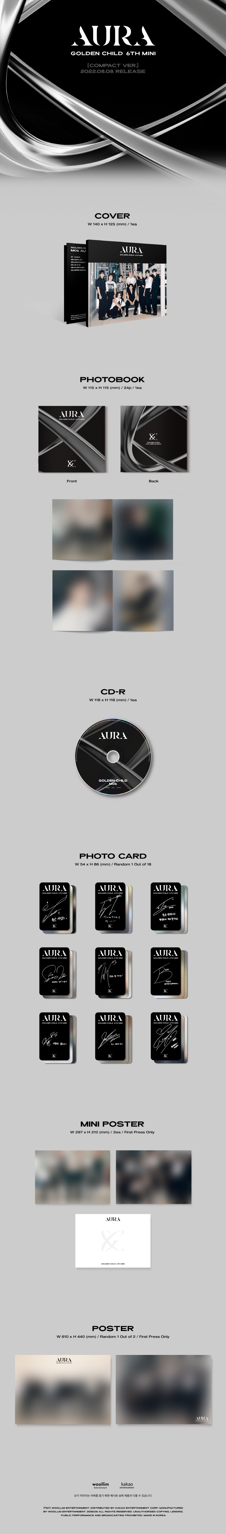 GOLDEN CHILD - [AURA] Compact Ver.