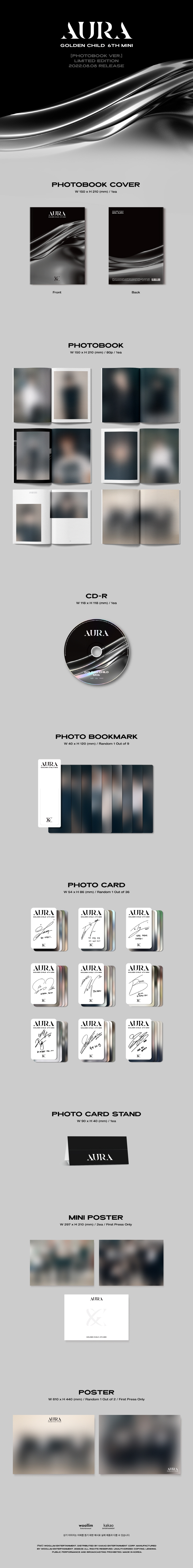 GOLDEN CHILD - [AURA] Photobook Ver.