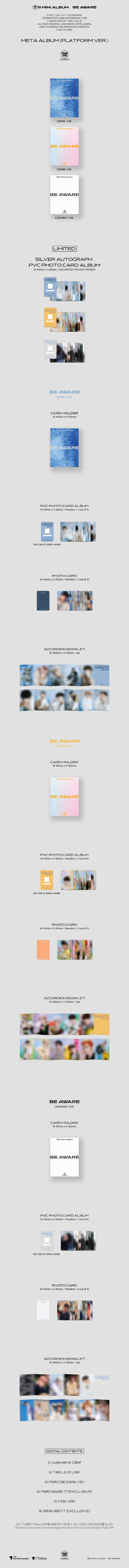 THE BOYZ - 7th Mini Album [BE AWARE] META ALBUM Platform ver. RANDOM