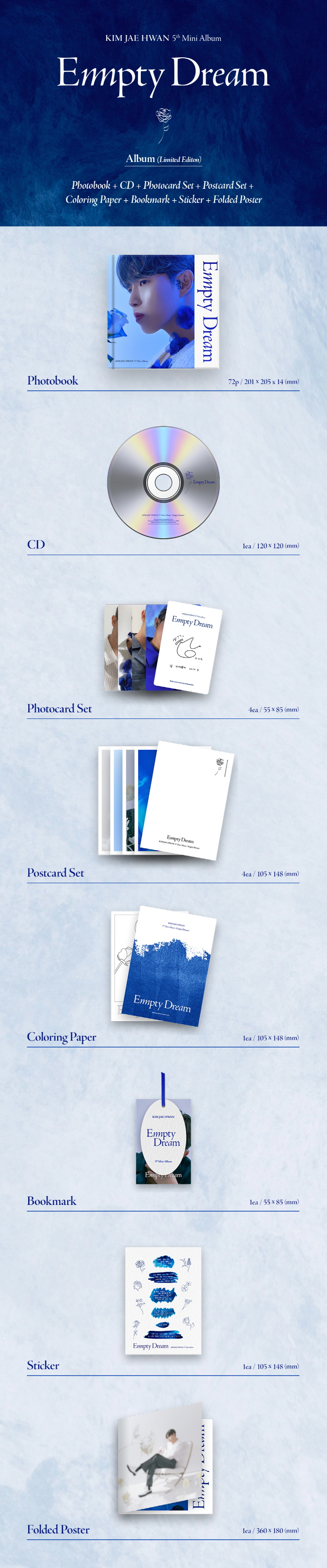 Kim Jae hwan - [Empty Dream] Limited Edition