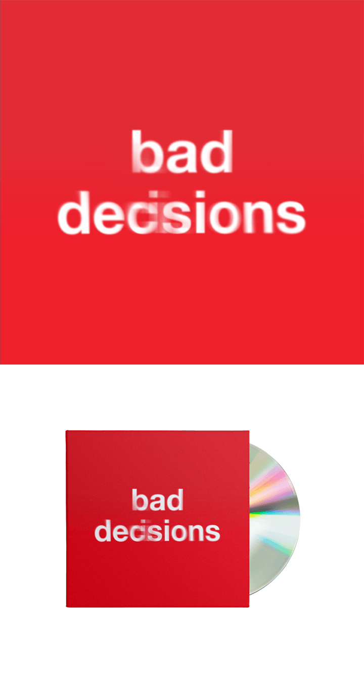 BTS - [Bad Decisions] CD
