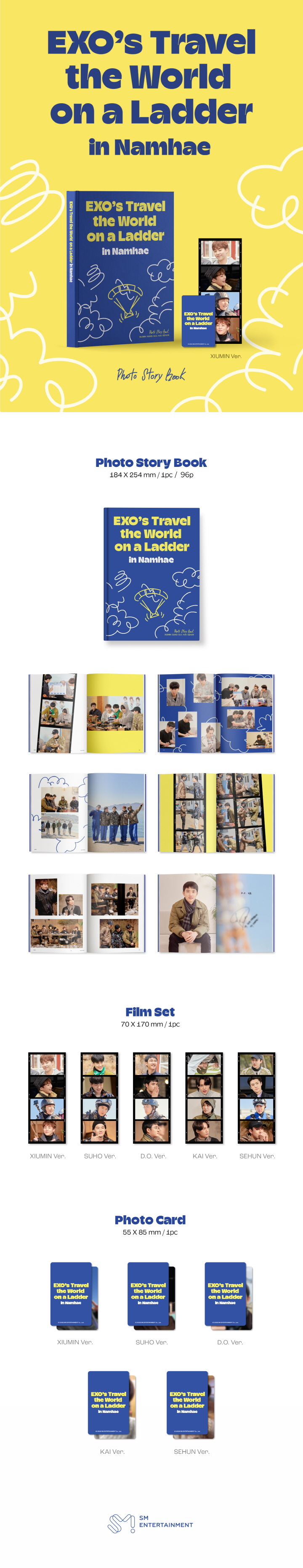 [KAI] EXO - [EXO's Travel the World on a Ladder in Namhae] PHOTO STORY BOOK