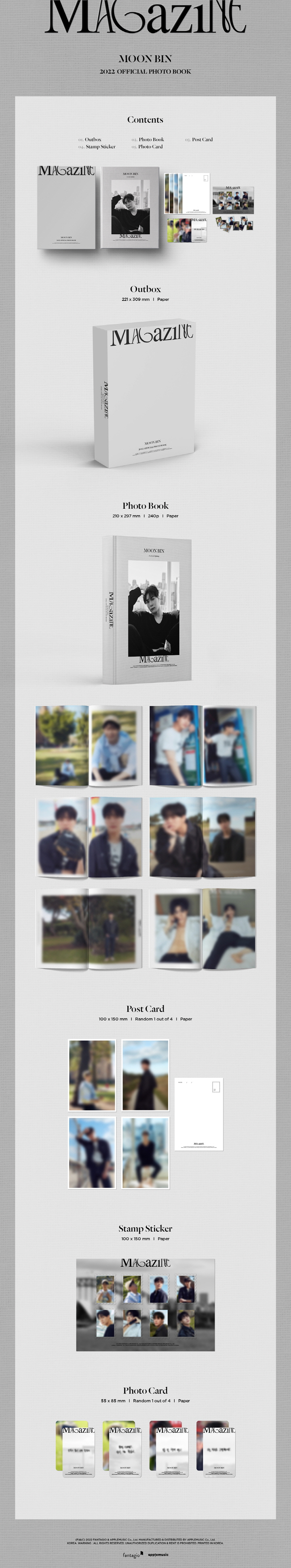 MOON BIN - 2022 OFFICIAL PHOTO BOOK [MAGAZINE]