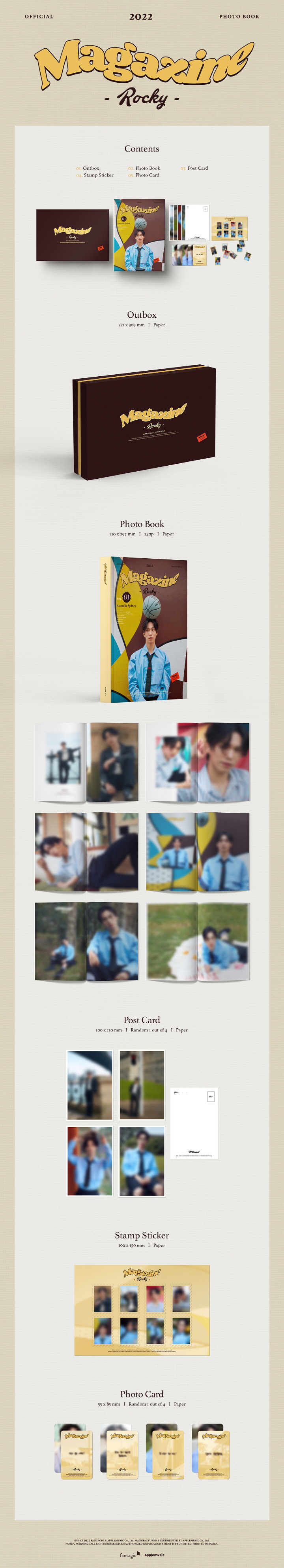 ROCKY - 2022 OFFICIAL PHOTO BOOK [MAGAZINE]
