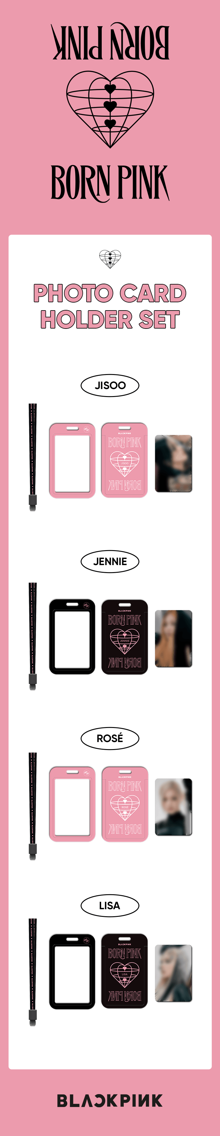 [Weverse] BLACKPINK - [BPTOUR] Jennie PHOTO CARD HOLDER SET