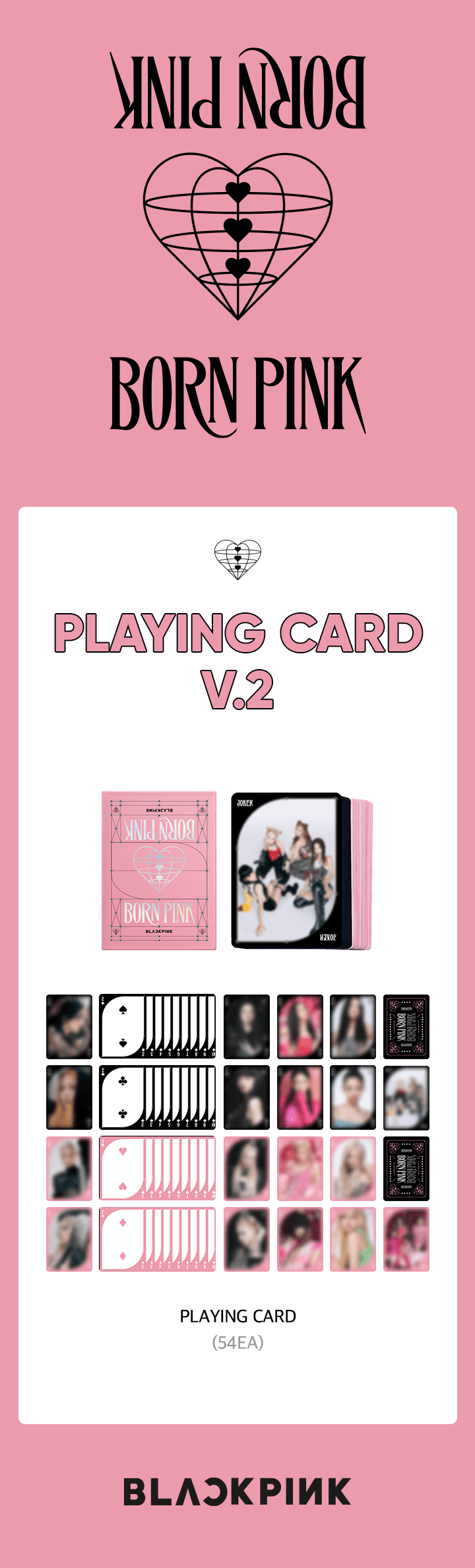 [Weverse] BLACKPINK - [BPTOUR] PLAYING CARD V.2