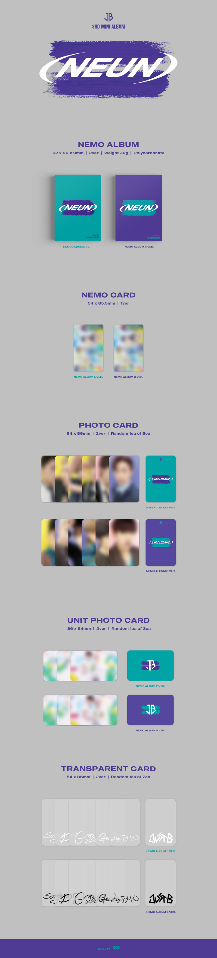 JUST B - [= (NEUN)] ( NEMO ALBUM S ver.)