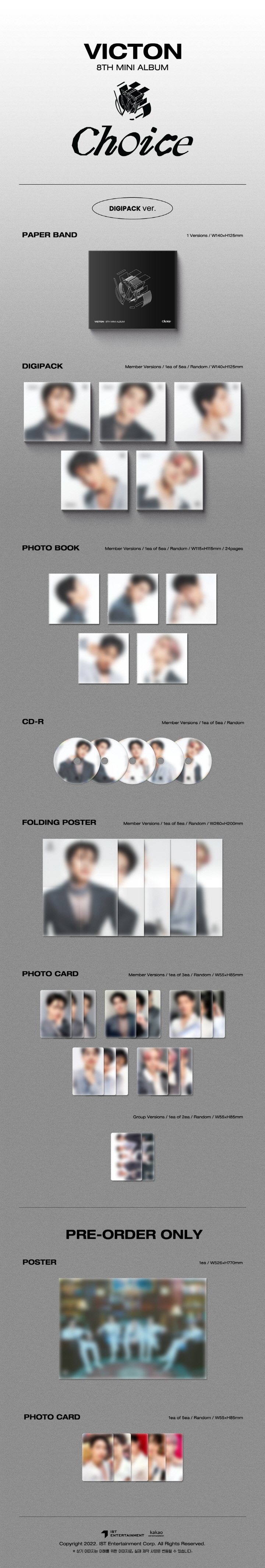 VICTON - [Choice] (Digipack Random ver.)