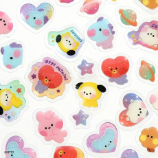 BT21 minini FLAKE STICKER PACK