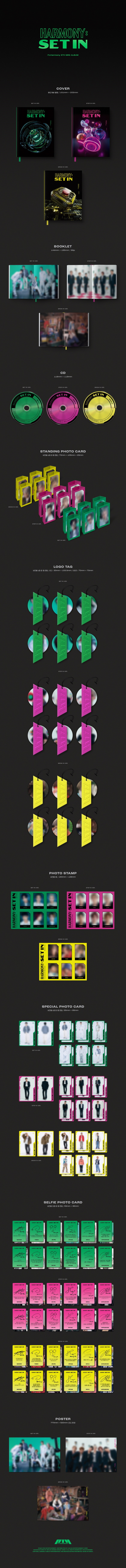 P1Harmony - 5th Mini Album [HARMONY : SET IN] (Random Ver.)