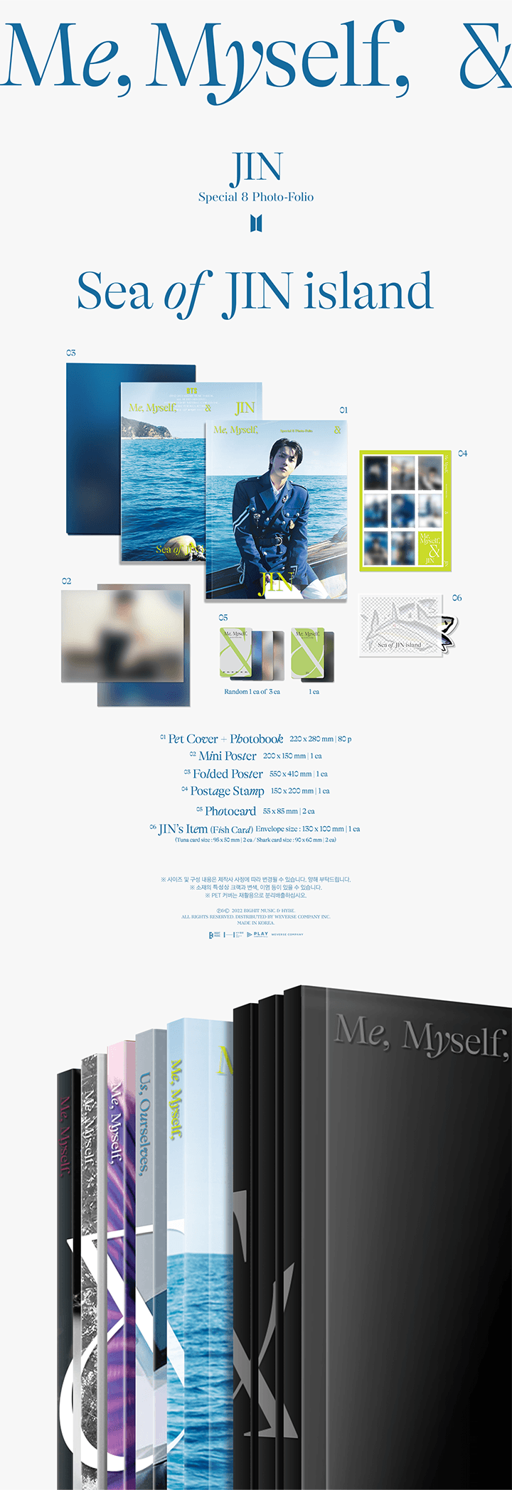 BTS - Special 8 Photo-Folio Me, Myself, and Jin ‘Sea of JIN island’