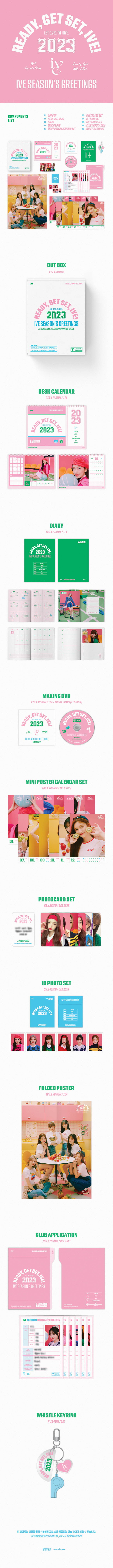 IVE - 2023 SEASON'S GREETINGS [READY, GET SET, IVE!]